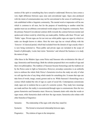 Semiotics Final