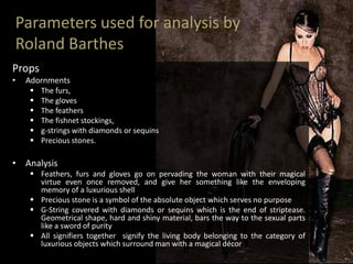 Comparison of female strip teaser with a male in present BollywoodThe parameters used for analysis are:Dancing