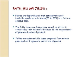 Semi solid dosage form | PPT