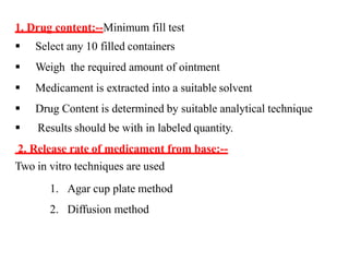 Minimum Fill Lab Reference Semisolids | PPTX