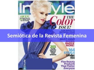 Semiótica de la Revista Femenina
 
