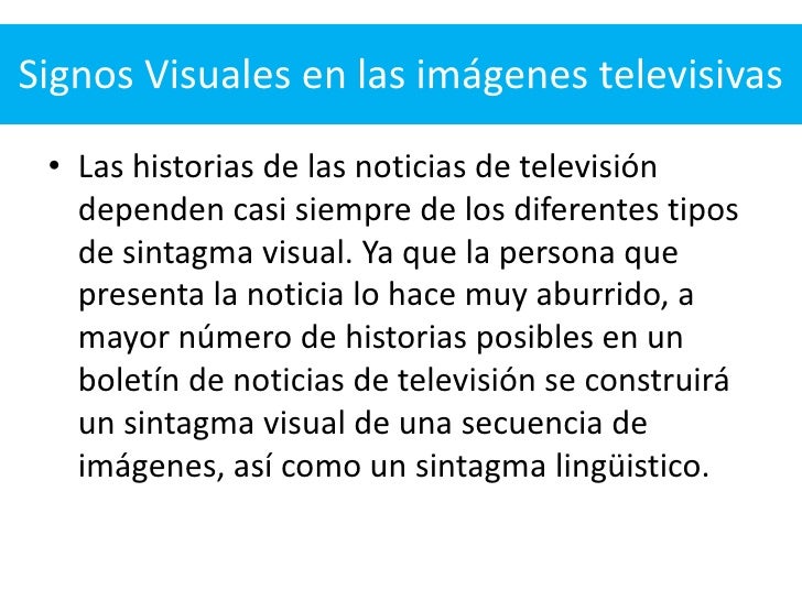 Semiótica de los mensajes televisivos