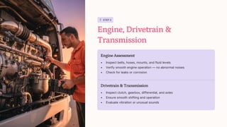 Semi Truck Preventive Maintenance Inspection with eAuditor Audits ...