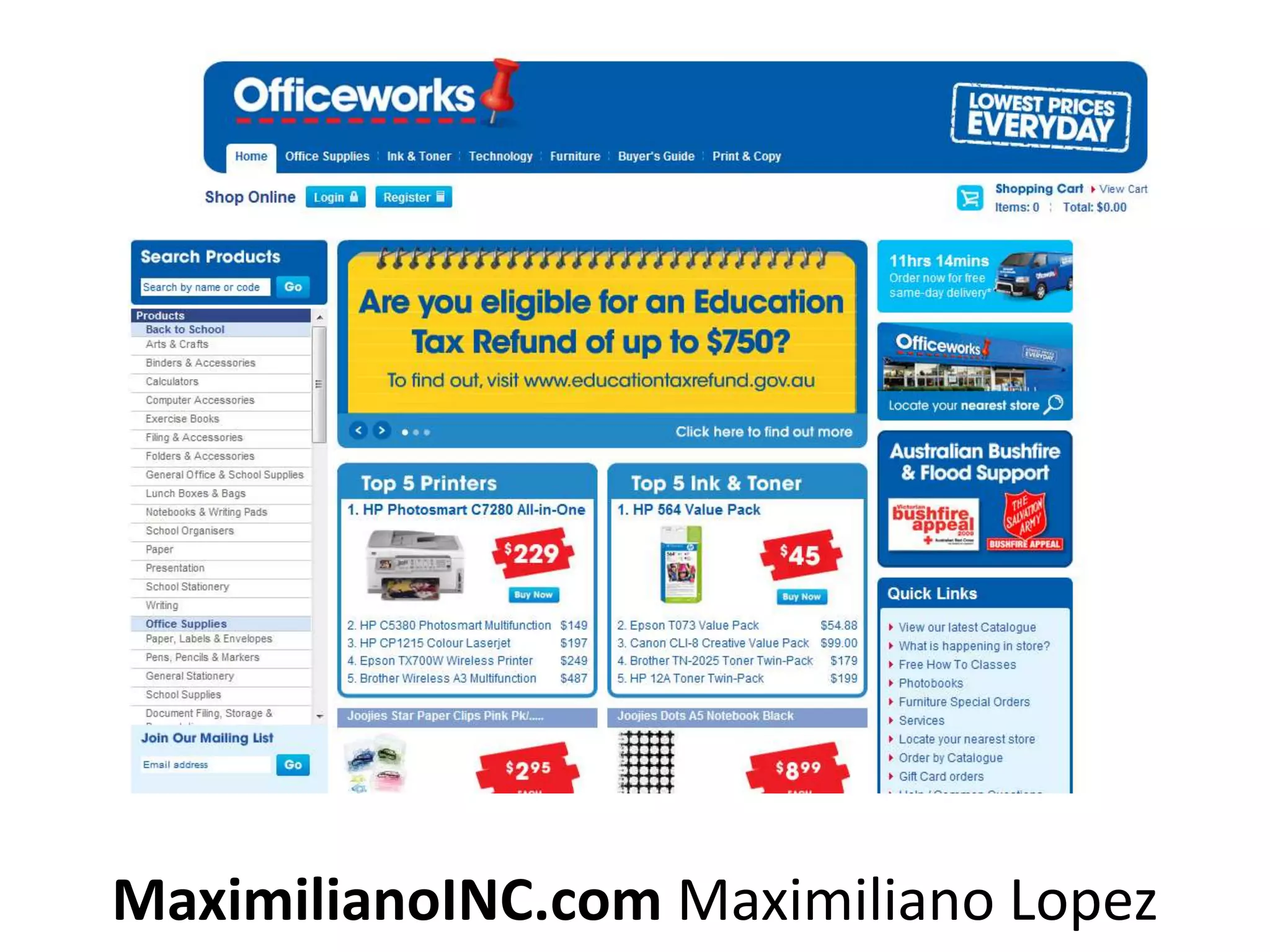 MaximilianoINC.com Maximiliano Lopez