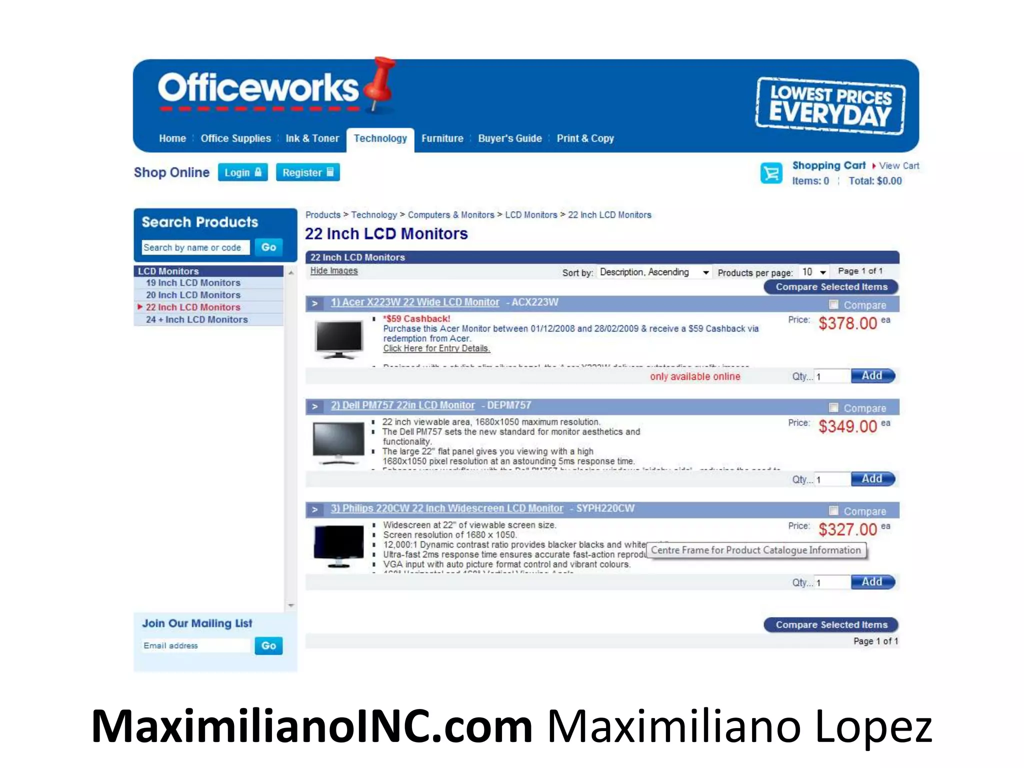 MaximilianoINC.com Maximiliano Lopez