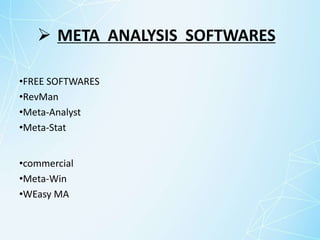 Meta Report A Problem Meta analysis and spontaneous reporting | PPTX
