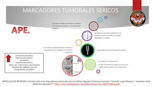 SEMINARIO MARCADORES TUMORALES