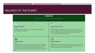 BALANCE OF THE PLANET
 