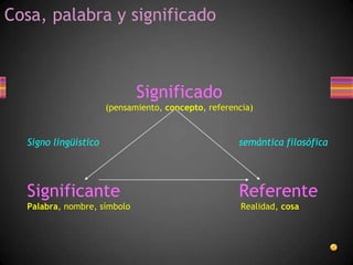 Que Significa Significado Semántica | PPTX