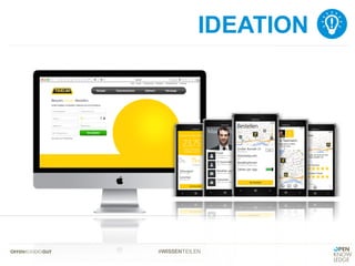 #WISSENTEILEN
IDEATION
 