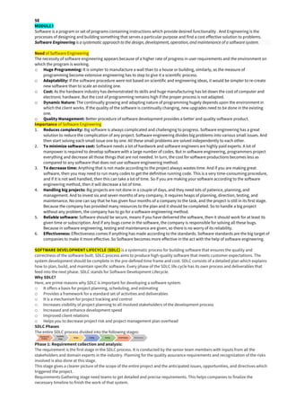 SE MODULE 1.pdf software testing mca second sem notes | PDF