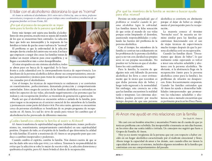 Kvch al alcoholismo