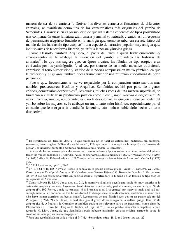 Semonides de de las mujeres