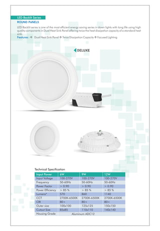 Semox Led Fixtures - Led Light Manufacturers Company In Delhi, India | PDF