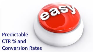 6@timmayer
Predictable
CTR % and
Conversion Rates
 