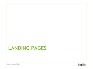 LANDING PAGES

Twitter: @AmplifySEM
 