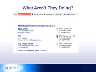 What Aren’t They Doing?
29
 