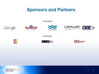 3
Sponsors and Partners
 