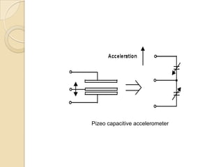 Pizeo capacitive accelerometer