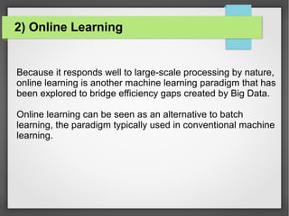 Machine learning with Big Data power point presentation | PPT