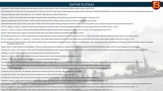 DAFTAR PUSTAKA
Ardyansyah, A. (2009). Efektifitas Pekerjaan Box Girder dengan Traveler Formwork Desain CIC dan CCC pada Aproach Bridge Jembatan Suramadu. Digilib UNS, 8.
Badan Pengatur Jalan Tol. (2019). Informasi Geospasial Jalan Tol. Retrieved from SIGI PU: https://sigi.pu.go.id/portalpupr/home/group.html?id=1ff964f1be02447db9fb5b1360d368f8&start=1&view=list&sortOrder=asc&sortField=title&showFilters=false#content
Delta Systech Indonesia. (2022). Project Reference. In D. S. Indonesia, Project Reference. Indonesia, Delta Systech.
Diansyah, A., & Trijeti. (2014). Analisis Biaya Perbandingan Metode Kerja SIstem Shoring dengan SIstem Bracket pada Konstruksi Pier-Head Jembatan. Konstruksia, 63-78.
Direktorat Pengembangan Kawasan Permukiman. (2022). Buku Saku Petunjuk Konstruksi Jembatan. Jakarta: Kementerian Pekerjaan Umum dan Perumahan Rakyat.
Fakultas Teknik Universitas Andalas. (2022). Labmrk Sipil FT UNAND. Retrieved from Metode Pelaksanaan Pekerjaan Konstruksi Jembatan: http://labmrk.sipil.ft.unand.ac.id/metode-pelaksanaan-pekerjaan-konstruksi-jembatan/
Fikri, M. A., Bhirawa, T., Sanusi, S., & Arianto, B. (2024). Evaluasi Penjadwalan Proyek Kantor pada PT KHC dengan Menggunakan Metode Precendence Diagram Method. Jurnal Teknik Industri, 123-138.
Fortuna, B. I., Sucita, I. K., & Rizal, R. S. (2021). Analisis Waktu dan Biaya Perbandingan Erection Box Girder Menggunakan Metode Crane dan Launcher. Jurnal Ilmiah Rekayasa Sipil, 100-112.
Ghozali, F. (2024). Bagian-Bagian Jembatan. Retrieved from Scribd: https://www.scribd.com/document/496180097/Bagian-bagian-Jembatan
http://labmrk.sipil.ft.unand.ac.id/. (2023). Metode Pelaksanaan Pekerjaan Konstruksi Jembatan. Retrieved from http://labmrk.sipil.ft.unand.ac.id/: http://labmrk.sipil.ft.unand.ac.id/metode-pelaksanaan-pekerjaan-konstruksi-jembatan/
Izza, F. K., Praditama, A., Kirana, C. N., Setiyono, K. J., & Sudarmono. (2019). Kajian Waktu Penyelesaian Metode Crane dan Metode Launcher dalam Pelaksanaan Erection Girder Jembatan. Wahana Teknik Sipil Vol. 24 No. 1, 47-59.
Kementerian Keuangan Republik Indonesia. (2023). Perkuat Konektivitas Negeri, Meningkatkan Pertumbuhan Ekonomi. Retrieved from DJKN Kemenkeu: https://www.djkn.kemenkeu.go.id/artikel/baca/16094/Jalan-Tol-Perkuat-Konektivitas-Negeri-Meningkatkan-
Pertumbuhan-Ekonomi.html
Kompas. (2023). Tol Lingkar Pekanbaru Mulai Dibangun, JTTS Kian Tersambung. Retrieved from Kompas.com: https://www.kompas.com/properti/read/2023/08/22/053802621/tol-lingkar-pekanbaru-mulai-dibangun-jtts-kian-tersambung
Kurniawan, W., Nuryati, S., & Prihesnanto, F. (2019). Analisa Perbandingan Metode Erection Girder Menggunakan Beam Launcher dan Crawler Crane dari Segi Waktu dan Biaya pada Proyek Jalan Bebas Hambatan Tanjung Priok Seksi E2. SINERGI, 37-54.
Mahapatni, I. A. (2019). Metode Perencanaan dan Pengendalian Proyek Konstruksi. Bali: UNHI Press.
Nugraha, S., & Pranowo. (2019). Manajemen Risiko Proyek pada Pekerjaan Balance Cantilever Box Girder. Spirit of Civil Engineering, 13-26.
PP Nomor 15. (2005). Peraturan Pemerintah Tentang Jalan Tol. Jakarta: Presiden Republik Indonesia.
Pratama, D. D., & Adi, T. J. (2013). Analisa Perbandingan Metode Erection Girder Menggunakan Launcher Girder dan Temporary Bridge dari Segi Biaya dan Waktu pada Jembatan Kali Surabaya Mojokerto. Jurnal Teknik POMITS Vol. 1 No. 1, 1-10.
Pratama, F. H., & Huda, F. (2021). Analisis Fungsi Manajemen Konstruksi dalam Proyek Pembangunan Gedung Komersil di Kota Semarang. Semarang: Fakultas Teknik Universitas Semarang.
Priyadi, P. A. (2016). Analisa Perilaku Box Girder Berdasarkan Metode Konstruksi Balanced Cantilever dan Span By Span pada Struktur Jembatan Beton Prategang. Magister Teknik Sipil ITB, x.
PT Adhi Karya (Persero) Tbk. (2021). LRT Jabodebek. Retrieved from PT Adhi Karya (Persero) Tbk: https://adhi.co.id/projects/lrt-jabodebek/
PT. Hutama Karya. (2023). Trans Sumatera. Retrieved from Hutama Karya.com: https://www.hutamakarya.com/trans-sumatera
PT. Hutama Karya Infrastruktur. (2023). Jalan Tol Lingkar Pekanbaru. Retrieved from HK Infrastruktur: https://hkinfrastruktur.com/projects/jalan-tol-lingkar-pekanbaru/
Sudjatmiko, & Jayady, A. (2023). Metode Pelaksanaan Erection Steel Box Girder Pada Proyek Relokasi Jembatan Antelope Km 5+145 Bekasi-Jawa Barat. Jurnal IKRAITH Teknologi, 1-12.
Syafuadtuddin, M. (2019). Tinjauan Pelaksanaan Konstruksi Pekerjaan Struktur Box Girder Balance Cantilever dengan Metode Form Traveler pada Proyek Pembangunan Jembatan Ogan Tol Kayu Agung Palembang Betung. Palembang: Universitas Bina Darma.
Umar, R., & Naibaho, P. R. (2022). Analisa Perbandingan Pelaksanaan Erection Girder Underpass pada Jalan Nasional dengan Metode Crane dan Metode Launcher. Asian Journal of Mechatronics, and Electrical Engineering (AJMEE), 1-12.
Utomo, R. S., Rachmawati, A., & Chomaedhi. (2015). Estimasi Waktu dan Biaya Box Girder Balance Cantilever Proyek Jembatan Brantas pada Ruas Tol Mojokerto-Kertosono. Teknik Sipil ITS, 14.
 
