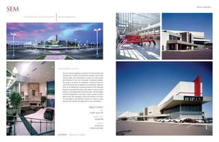Stevinson Toyota West

SEM
ARCHITECTS


             STEVINSON Toyota West   Stevinson Automotive




                                     Regional Image
                                          This new Toyota dealership is located in the Denver West area
                                          of Lakewood, Colorado and anchors the southeast corner of the
                                          Colorado Mills Mall Development. Located off of 6th Avenue
                                          and Interstate 70, thes site commands a distinctive building.
                                          The design concept for the dealership is centered around its
                                          corner showroom and its visibility from the interstate. While the
                                          forms of the building are somewhat reflective of the opposing
                                          foothills to the Rocky Mountains, they aspire to create a certain
                                          tension or visual interest that entices the public. The hard angles
                                          and their juxtaposition to each other, create a variety of exterior
                                          spaces while also providing a visual link between the forms.
                                          The transparency and verticality all inspire to create a visually
                                          dynamic and naturally lit building that is warm and inviting.



                                                                                     PROJECT DETAILS
                                                                                                        SIZE
                                                                                      112,000 Square Feet

                                                                                             PROJECT COST
                                                                                               $14,600,000

                                                                                                   SERVICES
                                                                                               Site Planning
                                                                                       Architectural Design



                                     LOCATION       Lakewood Colorado
 