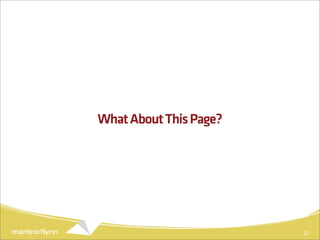 What About This Page?




                        27
 