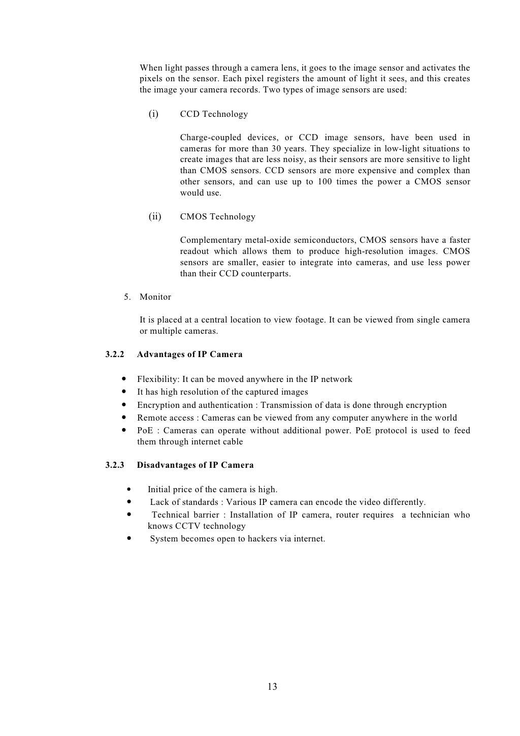 Video Surveillance Report