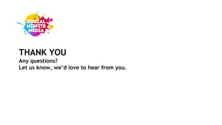 THANK YOU
Any questions?
Let us know, we’d love to hear from you.
 