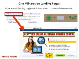 Marcelo Pimenta
Quanto mais landing pages você tiver, maior o potencial de conversão
Crie Milhares de Landing Pages!
 