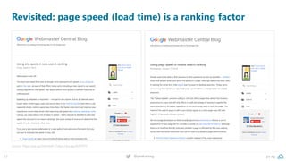 pa.ag@peakaceag23
Revisited: page speed (load time) is a ranking factor
Source: https://pa.ag/2iAmA4Y | https://pa.ag/2ERTPYY
 