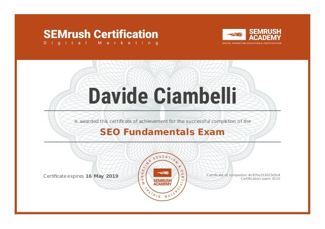 semrush seo test