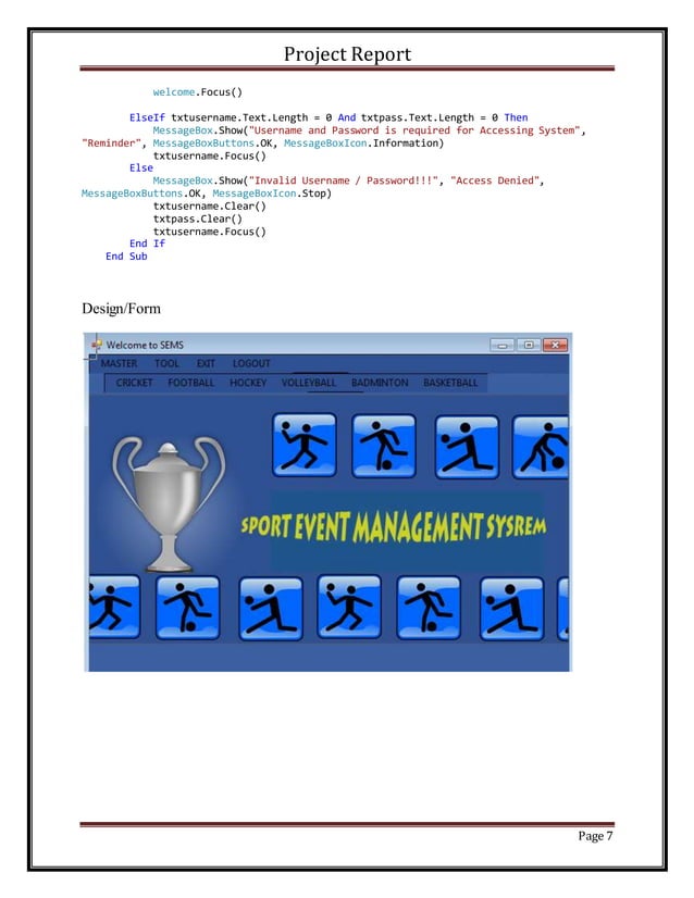 sports event management system.report PDF