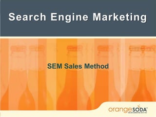 Search Engine Marketing SEM Sales Method 