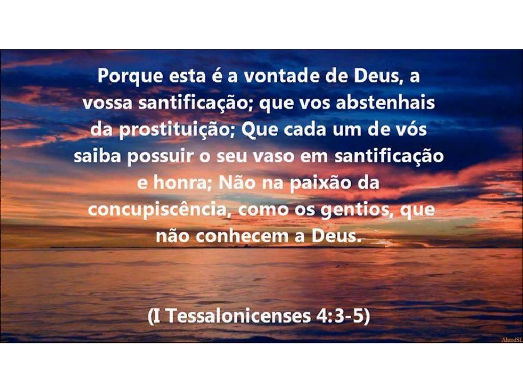 Sem Santificação Ninguém Verá O Senhor Sem santificação ninguém verá o senhor