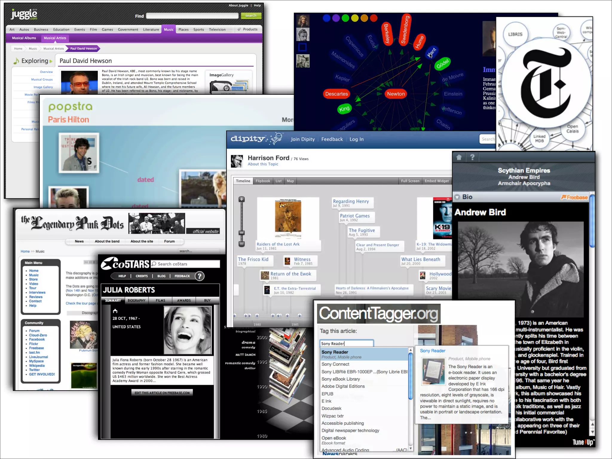 What's been built on Freebase?
 