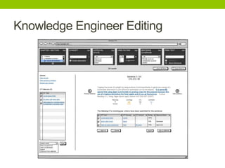 Knowledge Engineer Editing
 