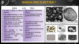 WHICH ONE IS BETTER ?
17-01-2017ELECTRON MICROSCOPY - SEM & TEM 27
 