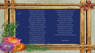 Oh terna namorada que partiste…
Chegou a tua hora, te exauriste,
E me deixaste só, abandonado!
Ficou a minha vida sem sentido.
Quem me dera contigo ter partido,
E ficarmos p’ra sempre lado a lado!
Acompanhar-te à última morada,
Foi doloroso, eterna namorada.
Foi caminhar descalço sobre espinhos!
Desejei para sempre ali ficar.
Com mil rosas, as tuas cãs ornar.
E mimar o teu rosto com carinhos!
O nosso lar, amor, ficou vazio!
O ar irrespirável, bem mais frio.
E o próprio ambiente perdeu cor.
Aquele alindamento que tu davas.
Em toda aquela peça que tocavas,
Se foi também, murchou como uma flor!
O silêncio da noite é mais pesado.
É tudo mais escuro, mais cerrado,
A vida não existe mais aqui!
Tudo ficou amorfo, indefinido.
O dia é mais soturno, sem sentido.
É difícil amor, viver sem ti!
Foram cinquenta anos de ternura!
Cinquenta primaveras de ventura,
Passados junto a ti, à tua beira.
Ficar assim tão só, sem mais te ter.
Antes fechar os olhos, fenecer.
E que seja o mais breve, assim Deus queira!
Alfredo Mendes
 