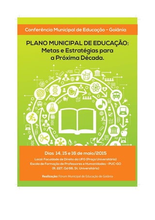 Conferência Municipal de Educação de Goiânia