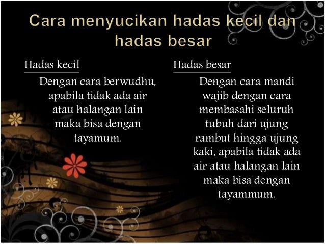 Makalah Tentang Wudhu Mandi Wajib  Dan Tayamum