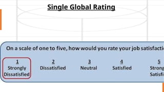 Single Global Rating
 