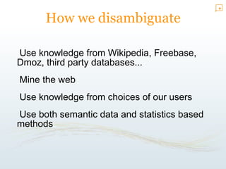 Concepts and entities 