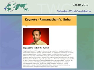 Tetherless World Constellation
Google 2013
 