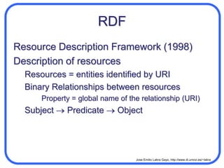 Features of the Web Non-centralizedThe information may not be consistentDynamic informationData may change (or servers can fail)Lots of informationThe system cannot try to capture all the dataOpen systemMore information can appear in the future