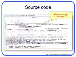 Source codeWhat a machine can see