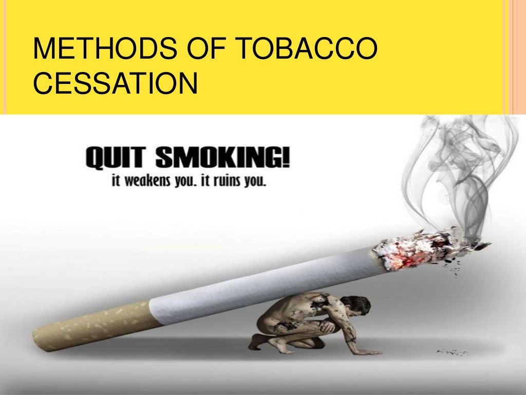 Methods of tobacco cessation