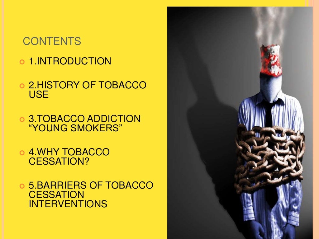 Methods of tobacco cessation