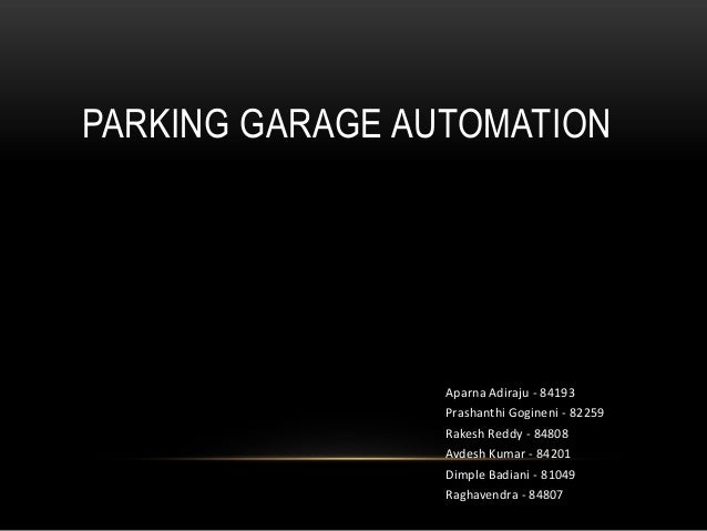 Sen942 Automated Parking Structure