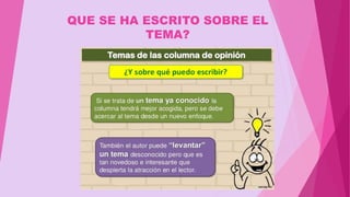 QUE SE HA ESCRITO SOBRE EL
TEMA?
 